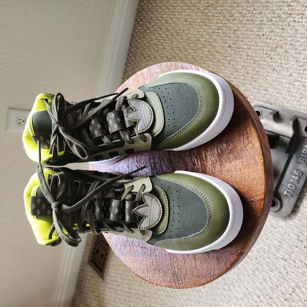 Adidas Mens Army Green Sneakers